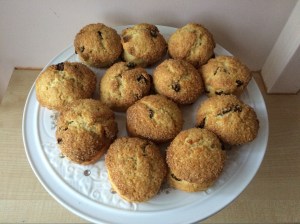 Sugar Crusted Fruit Scones