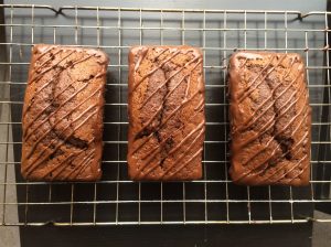 Cooling Chocolate Loaves
